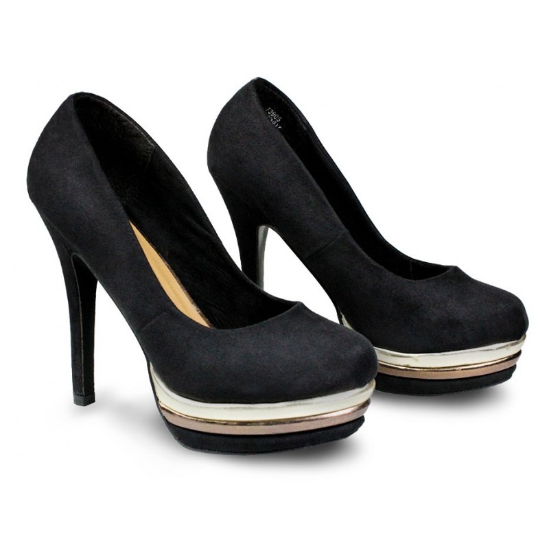 Pantofi cu toc Soral negri